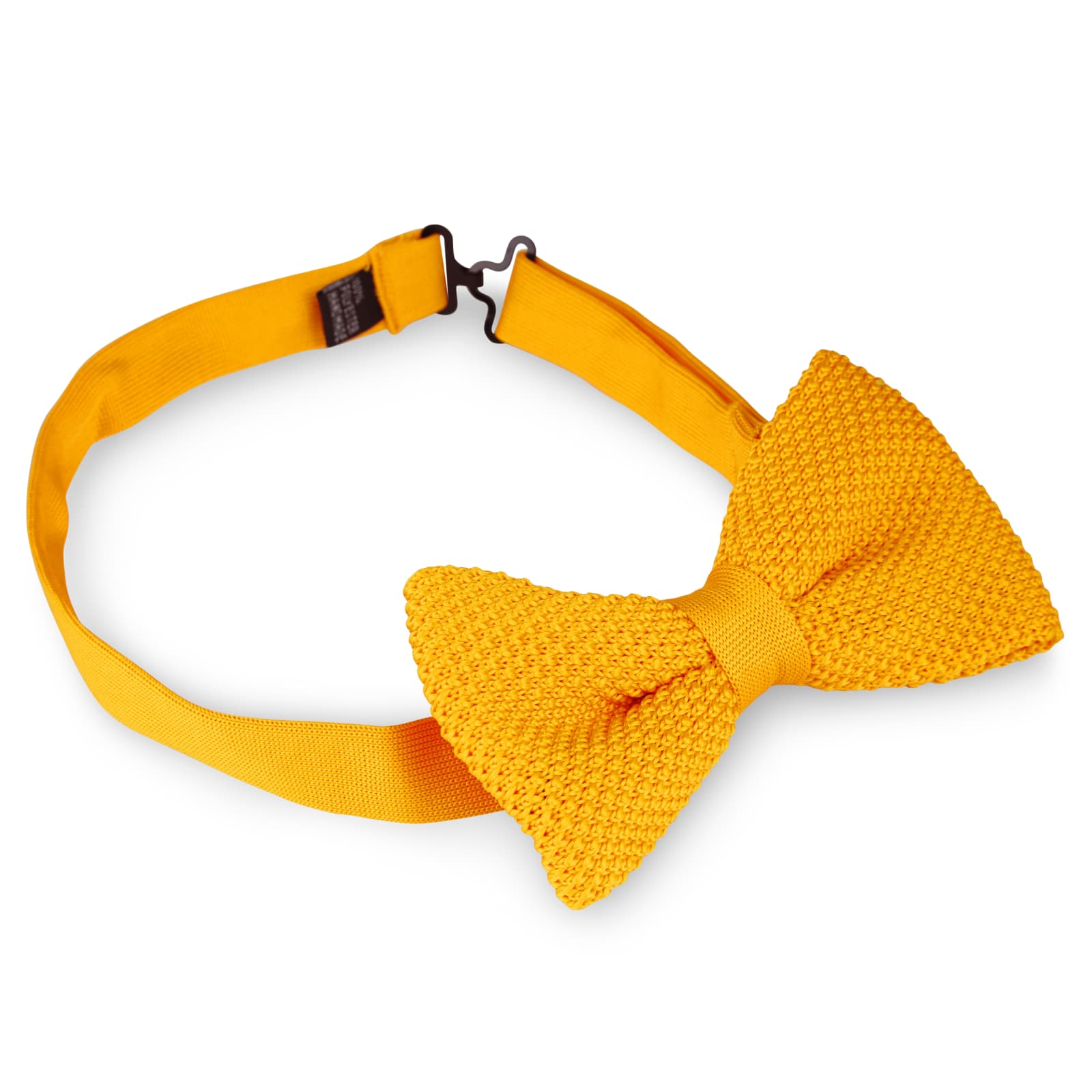 YELLOW KNITTED BOW TIES