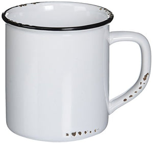 WHITE TIN CUP