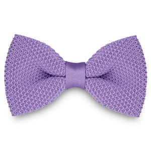 LAVENDER KNITTED BOW TIES