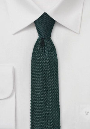 FORREST GREEN KNITTED SKINNY TIE