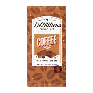 De Villiers Coffee Milk Chocolate Bar 80g