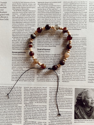 BROWN STONE BRACELET