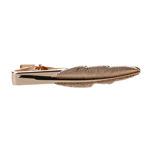 FEATHER NOVELTY TIE CLIP GOLD
