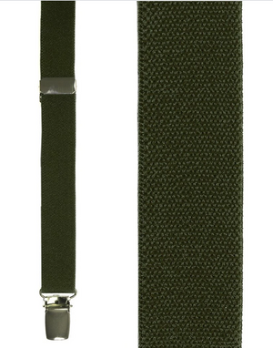 OLIVE GREEN SUSPENDER